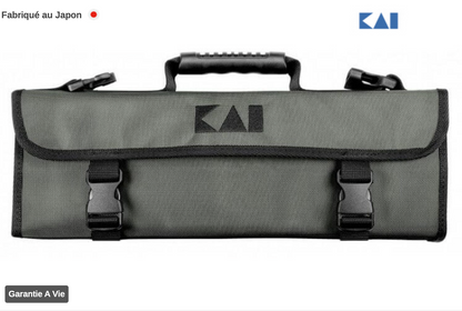 Malette 5 couteaux japonais KAI Wasabi Black JAPON